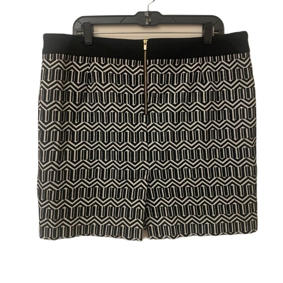 Banana Republic 12P 12 P Skirt Black and White - Picture 3 of 5